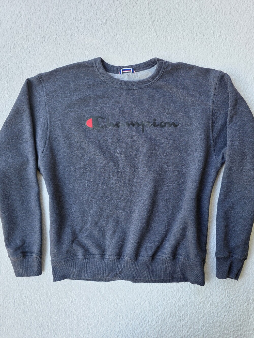 Champion Powerblend Crewneck Sweatshirt Gray Large